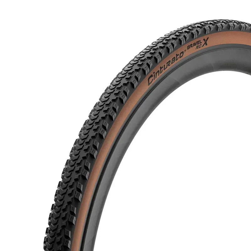 Pirelli Cinturato Gravel RC X 700x40c Gravel Tyre in Black/Tanwall-1