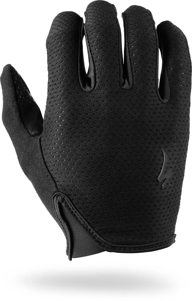 2018 Specialized Body Geometry Grail Long Finger Bike Glove in Black