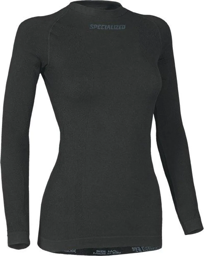 2018 Specialized Seamless Long Sleeved Womens Underwear in Black