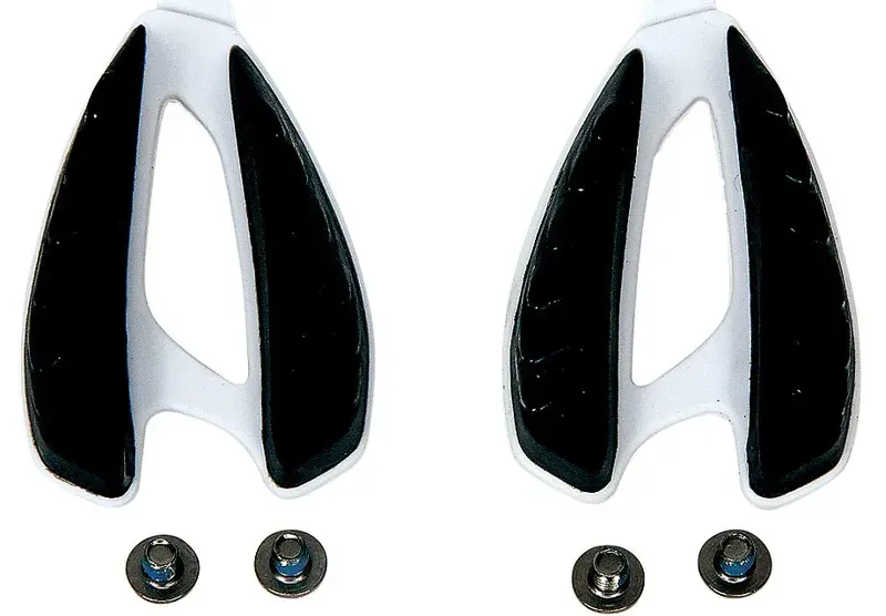 2018 Specialized Replacement Road Shoe Heel Lugs in Black/White-1