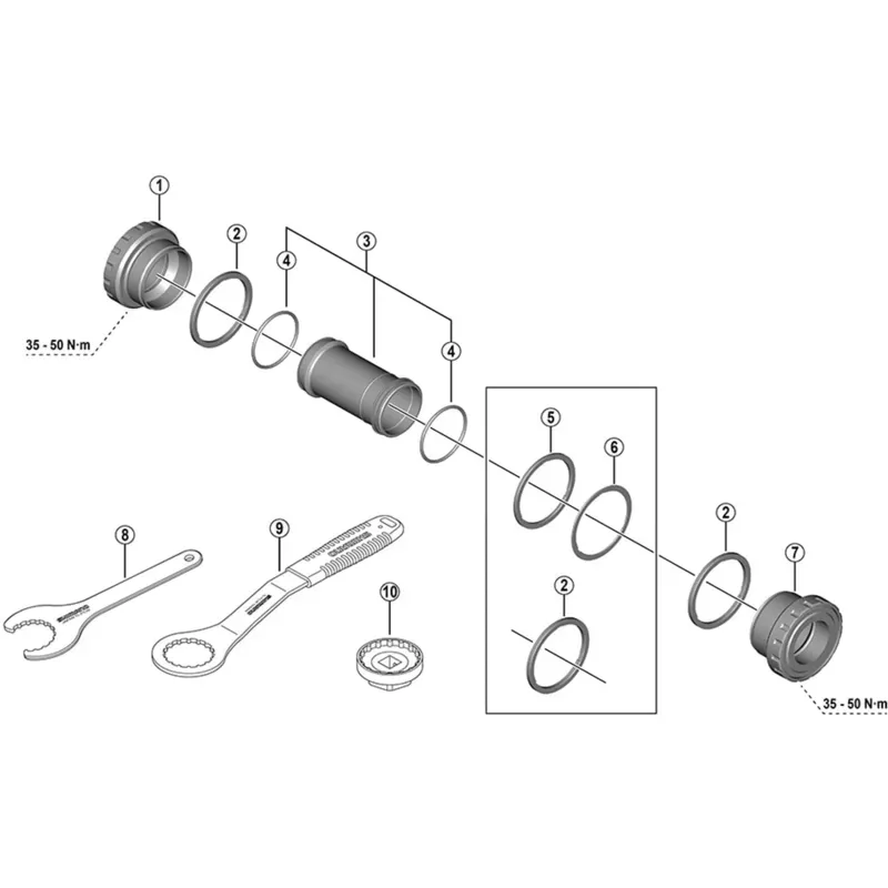 Shimano Spares BB-M950 O-Ring-1