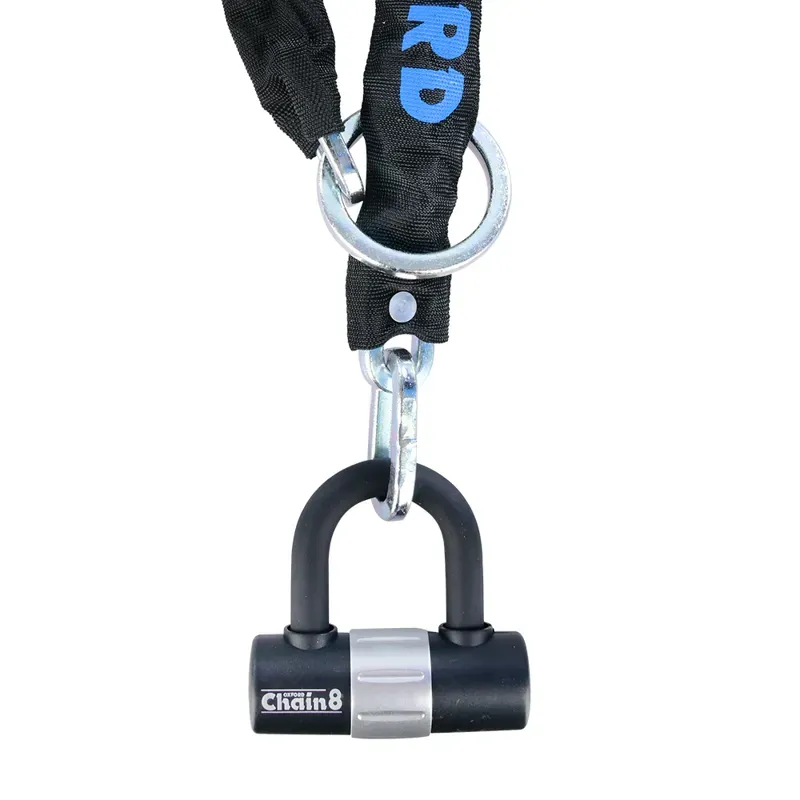 Oxford Chain 8 8mm X 1000mm Chain Lock and Mini Shackle