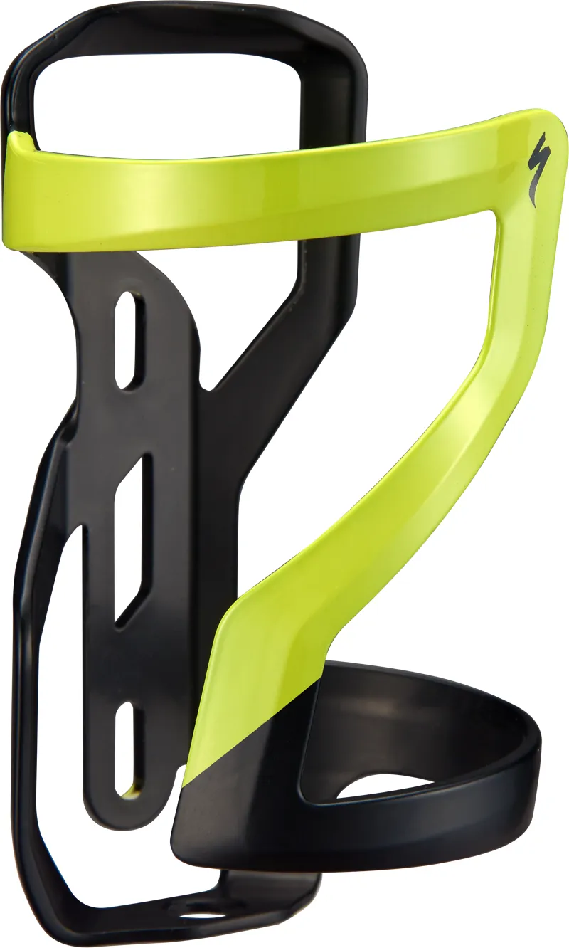 Specialized Zee Cage II Right Loading Bottle Cage in Black/Hyper Green