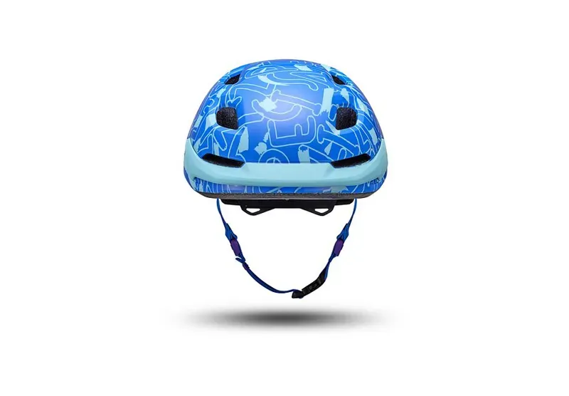 Specialized Shuffle 2 LED Child Helmet in Sky Blue Graphic-3