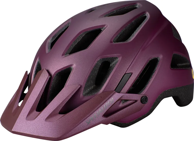2020 Specialized Ambush Comp W/Angi Mountain Bike Helmet in Purple