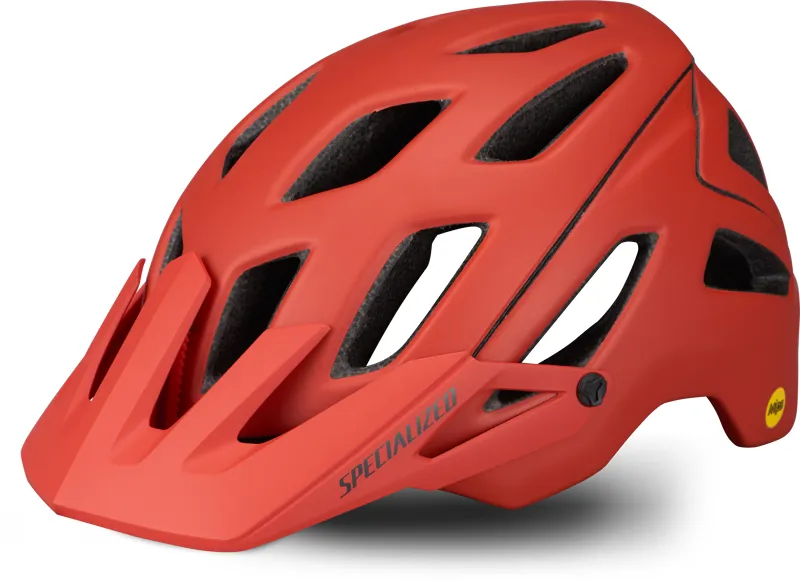 Specialized Ambush Mountain Bike Helmet with ANGI Sensor in Red