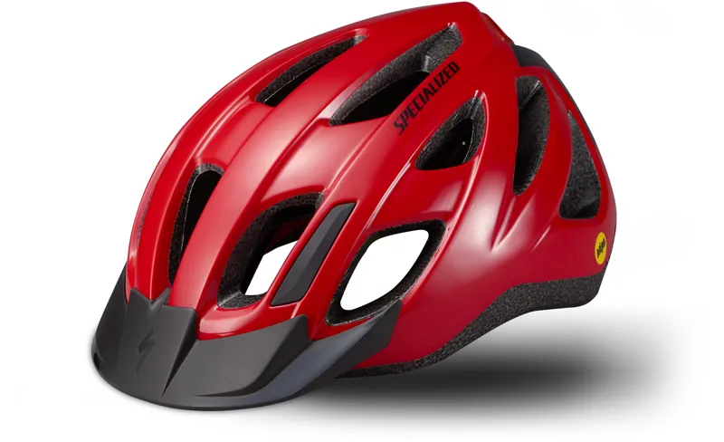 2020 Specialized Centro LED MIPS Cycling Helmet in Red