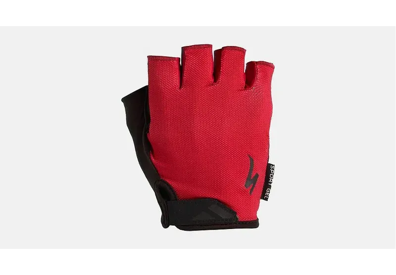 Specialized Women's Body Geometry Sport Gel SF Gloves in Vivid Red