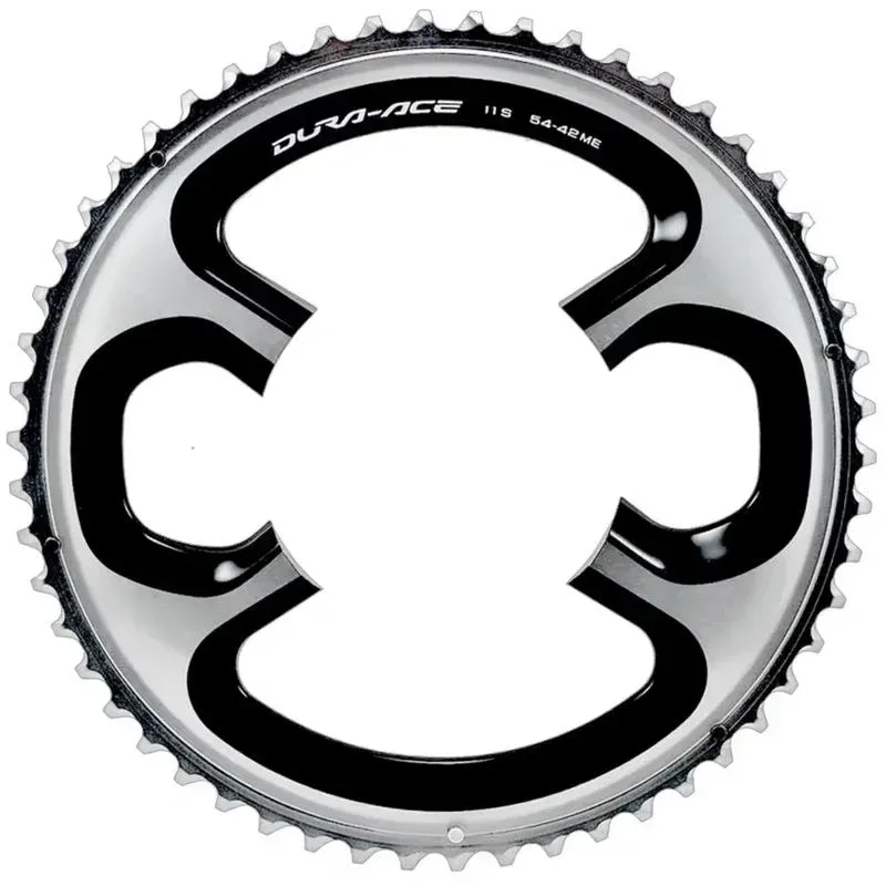 Shimano Spares Dura-Ace FC-9000 Chainring 110mm 4-Bolt in Silver-2