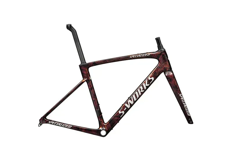 Specialized S-Works Roubaix SL8 FACT 12R Carb. F-set in Red-Gold/White-1