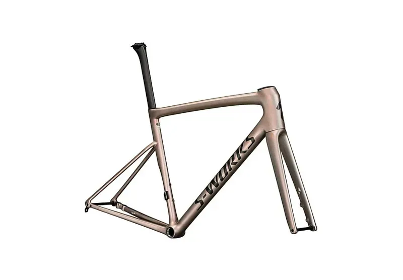 S-Works Tarmac SL8 Frameset in Viavi Red Gold Over Silver/Obsidian-1