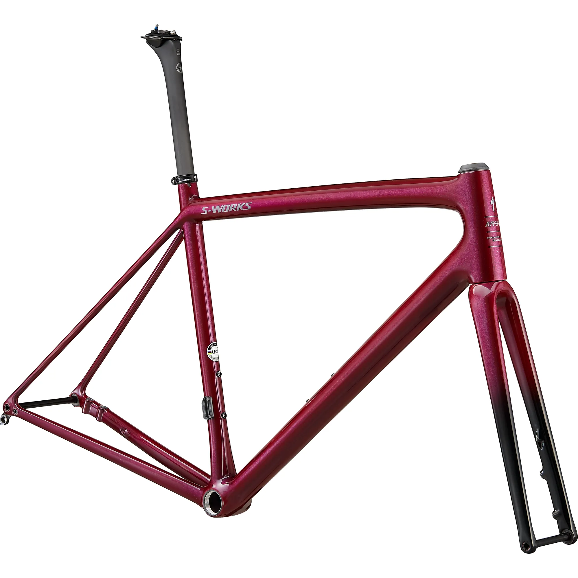 Specialized S-Works Aethos Frameset in Pink1