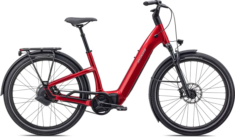 Specialized Turbo Como 5.0 IGH eBike in Red Tint/Silver Reflective