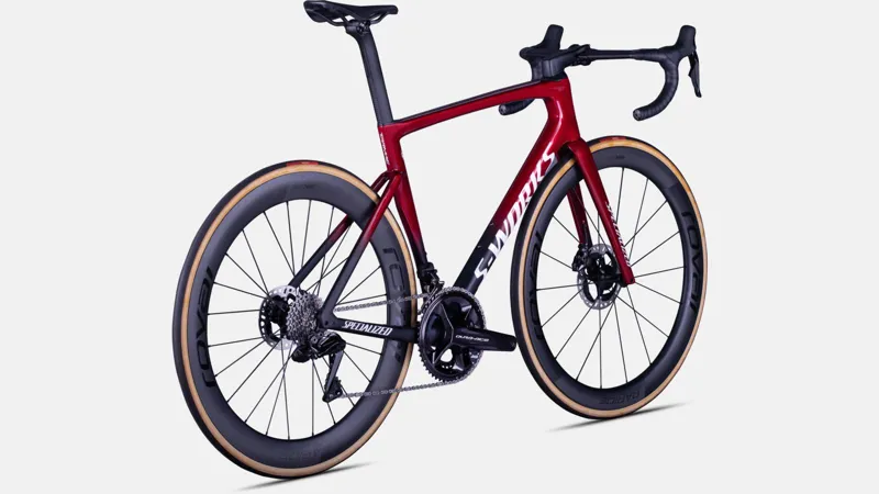 Specialized S-Works Tarmac SL7 Dura-Ace Di2 Road Race Bike in Red Tint-4