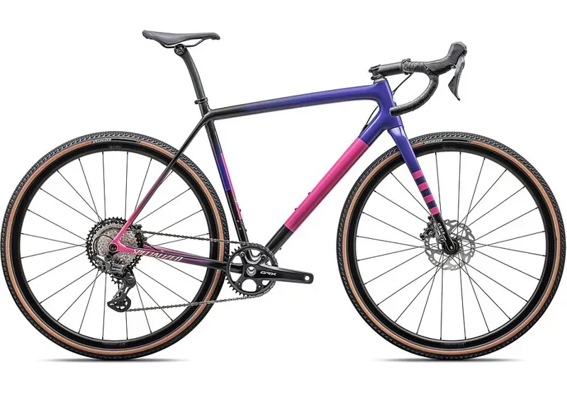 Specialized Crux Comp Carbon Gravel Bike in Purple Haze/Rebel Pink/Birch