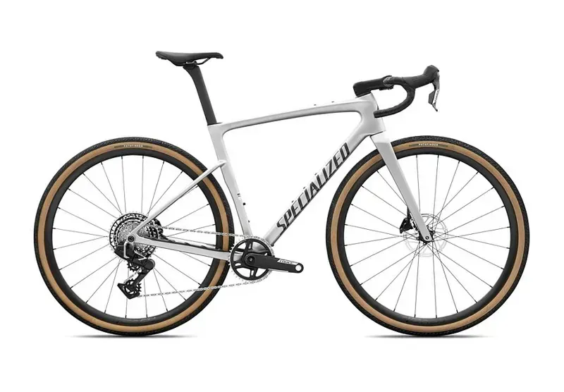 Specialized Crux 5 Exp. SRAM Force XPLR Gravel Bike in Silver/Obsidian