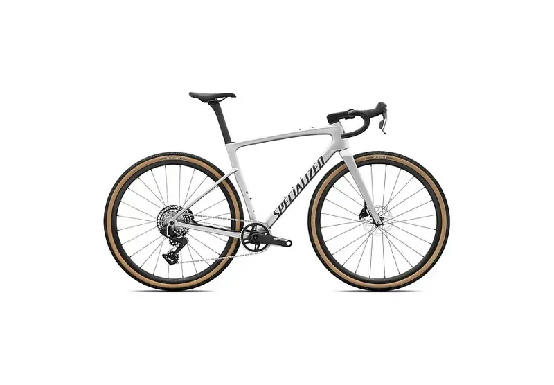 Specialized Crux 5 Exp. SRAM Force XPLR Gravel Bike in Silver/Obsidian-1