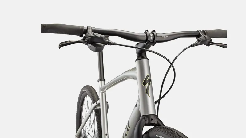 Specialized Sirrus X 3.0 Hybrid Bike in Silver/Ice Yellow/Black-1