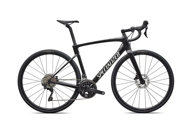 Specialized Roubaix SL8 Sport Road Bike in Obsidian/Dune White-1