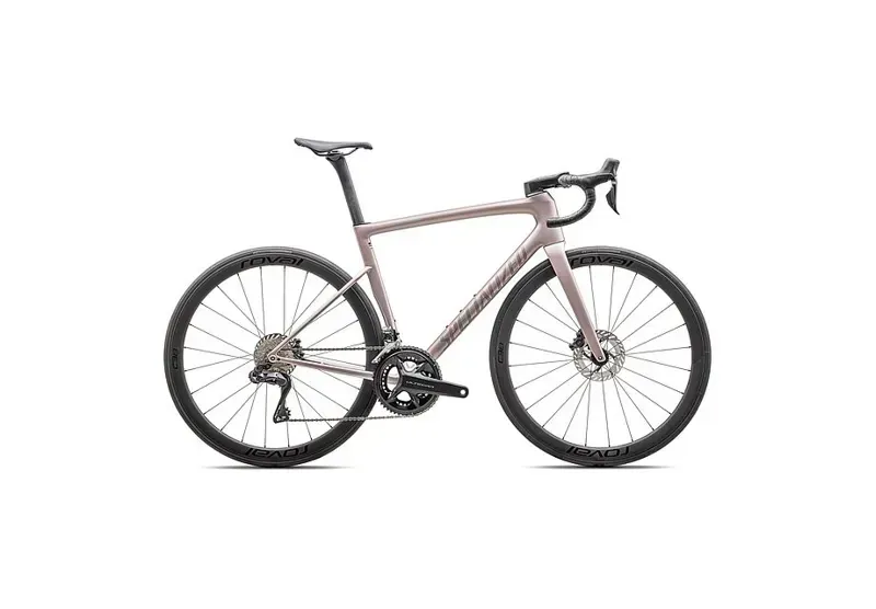 Specialized Tarmac SL8 Expert - Ultegra Di2 Road Race Bike In Satin Champagne/Black Pearl