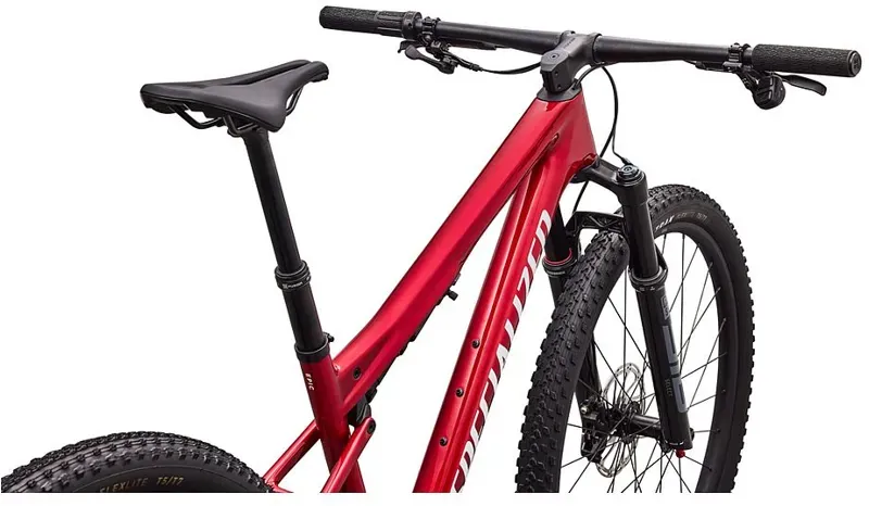 Specialized Epic 9 Comp Mountain Bike in Ruby Metallic/White Silver-3