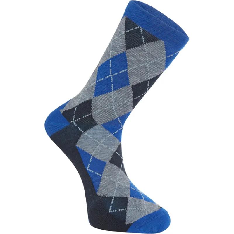 Madison Assynt Merino Long Socks in Blue-1