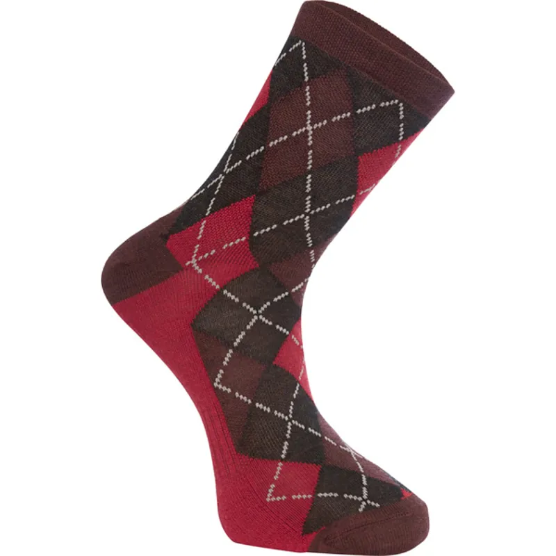 Madison Assynt Merino Mid Socks in Red-1