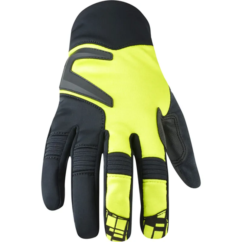 Madison Winter Storm Mens Gloves in Yellow