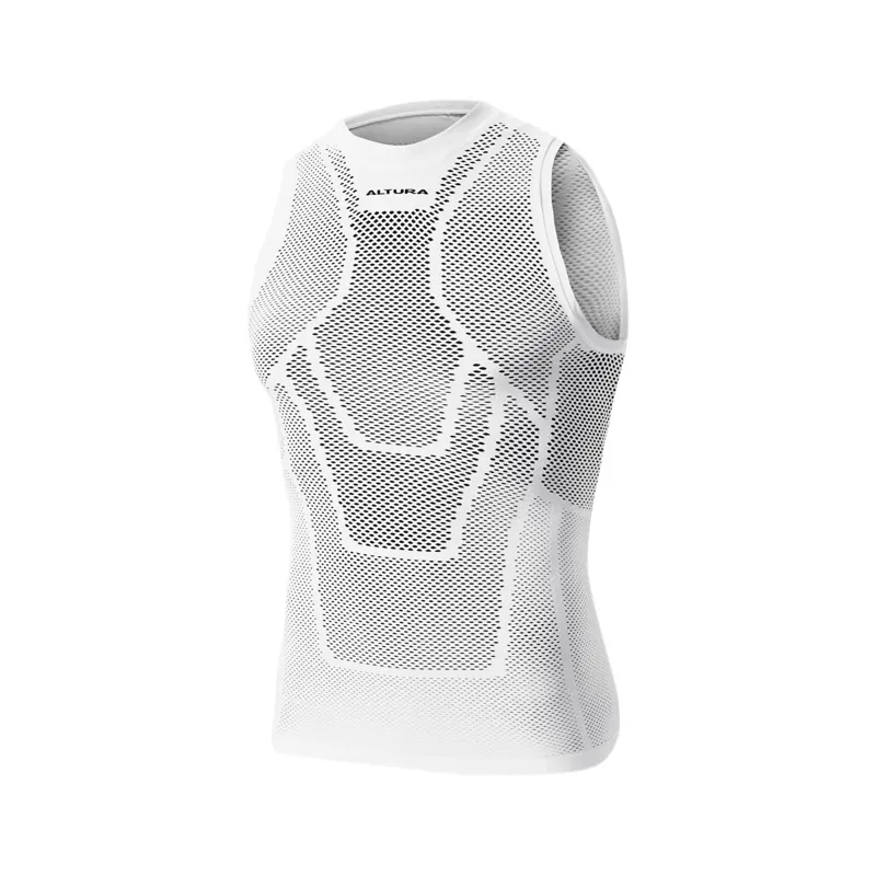 Altura Dry Mesh Vest Baselayer in White