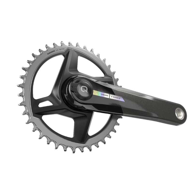 SRAM Force D2 1x AXS 40-tooth DM Wide Power Meter Crankset in Black-1