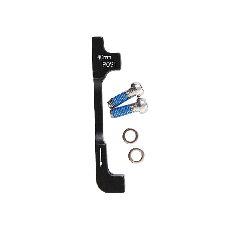 Avid 40 P Front 200/Rear 180 Post Bracket in Black