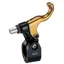 Dia-Compe Gold Finger 22.2/25.4mm Left Hand Brake Lever in Black/Gold