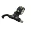 Dia-Compe Gold Finger 22.2/25.4mm Left Hand Brake Lever in Black/Black