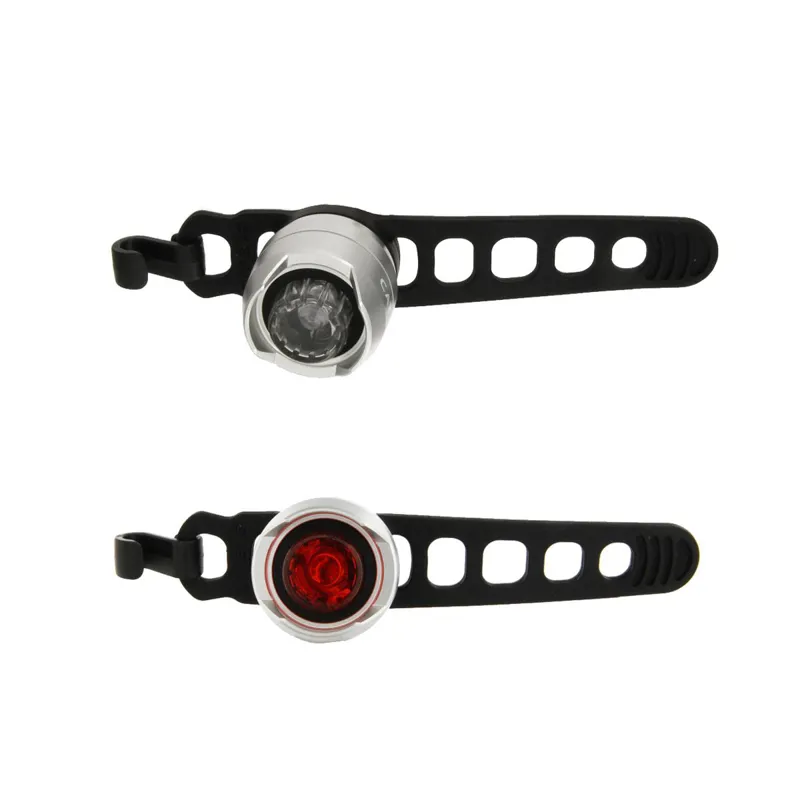 Cateye Orb Set Front and Rear Light In Silver