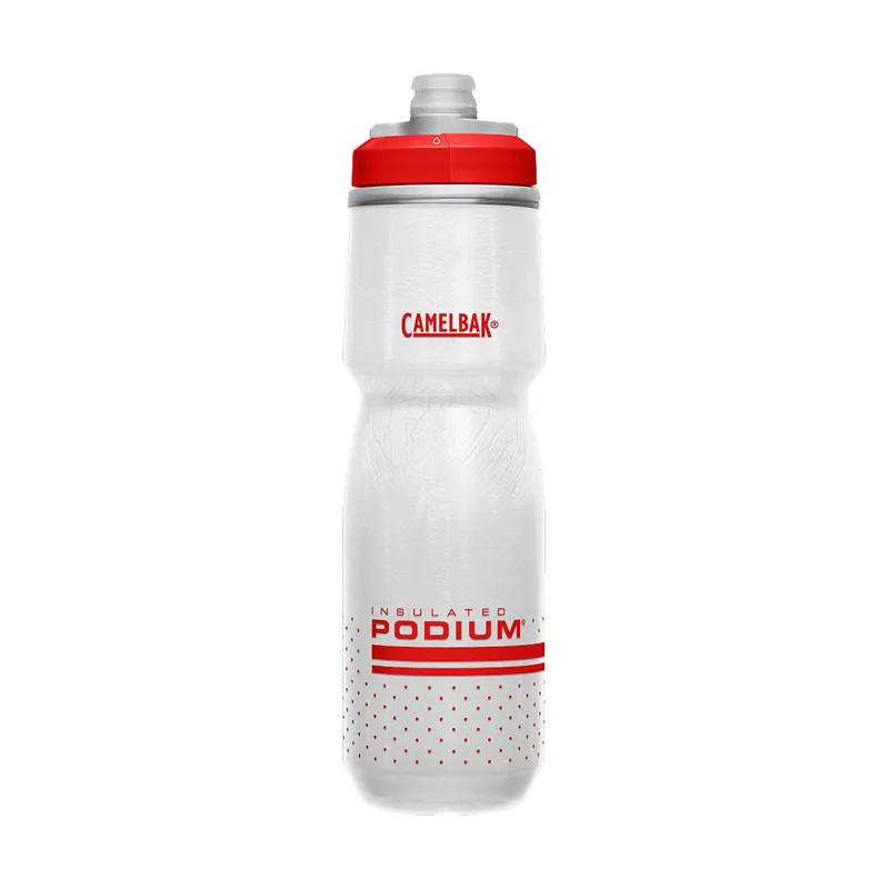 Camelbak Podium Chill Insulated Bottle 24oz Fiery Red White