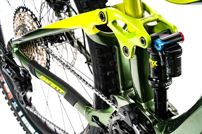 2020 Giant Reign 1 Full Suspension Mountain Bike in Yellow-2