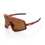 100% Glendale Bronze Lens Sunglasses in Soft Tact Bordeaux