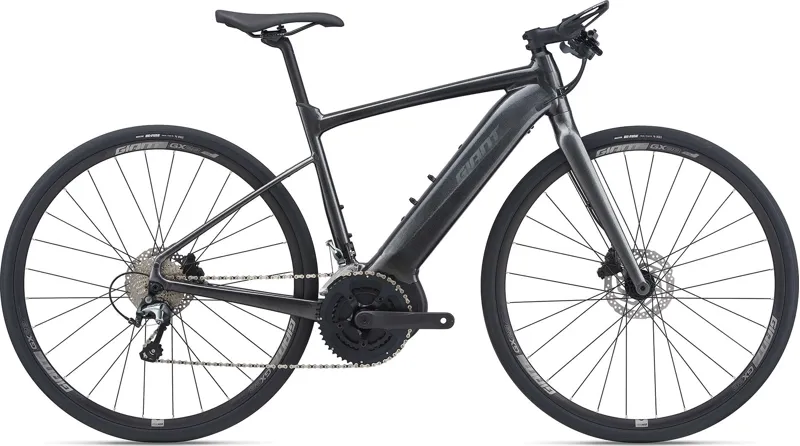 2021 Giant FastRoad E+ 2 Pro Electric Bike in Grey