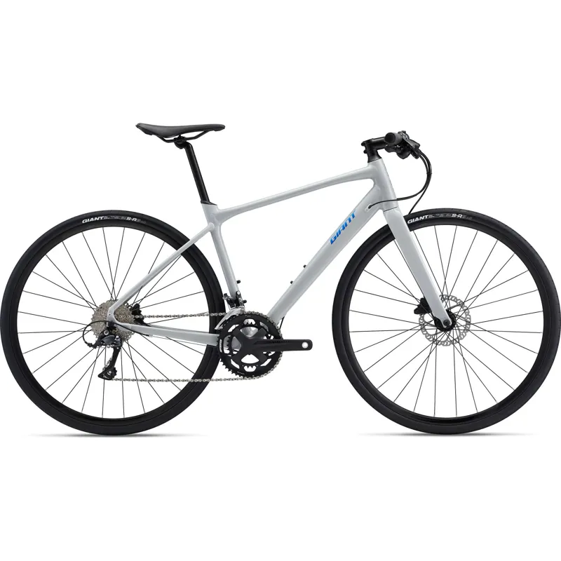 Giant FastRoad SL 2 Hybrid Bike in Good Gray