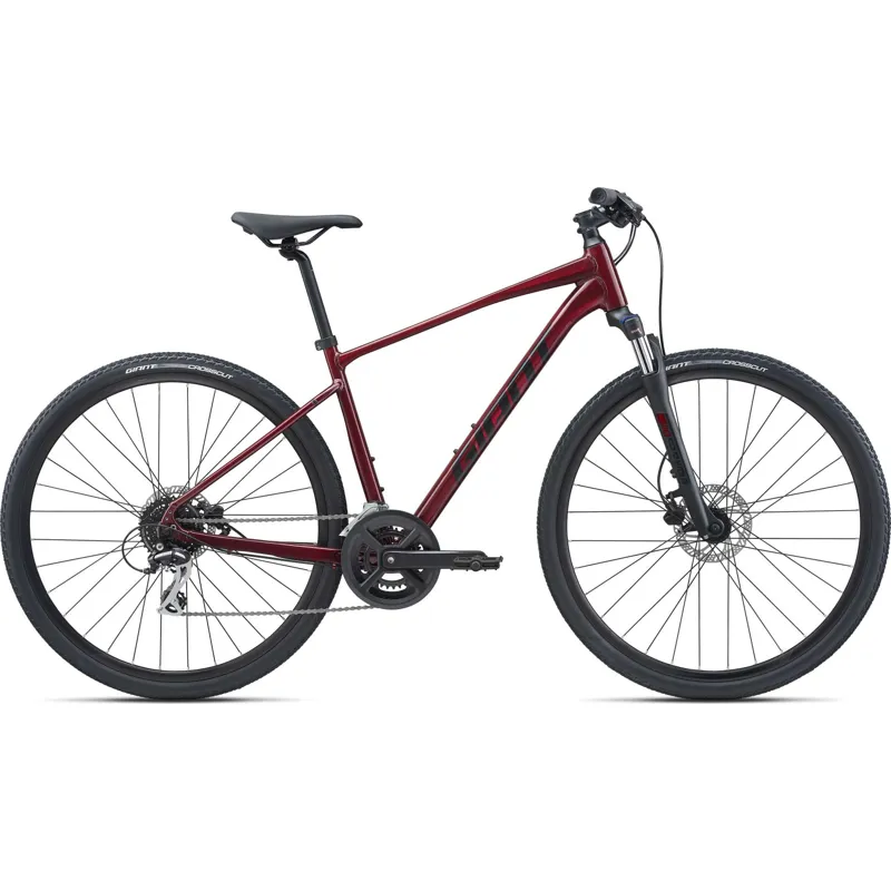 2022 Giant Roam 3 Disc Hybrid Bike in Garnet