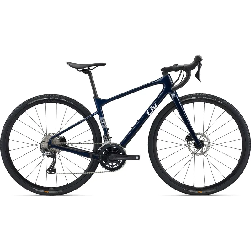 2022 Liv Devote Advanced 2 Gravel Bike in Candy Navy