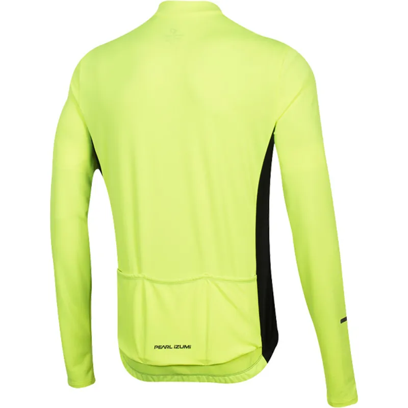 Pearl Izumi Quest Long Sleeved Mens Jersey in Yellow-1