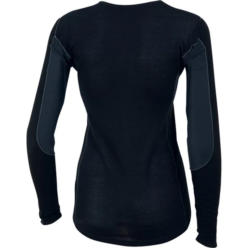 Pearl Izumi Transfer Wool Long Sleeved Womens Baselayer in Black-1