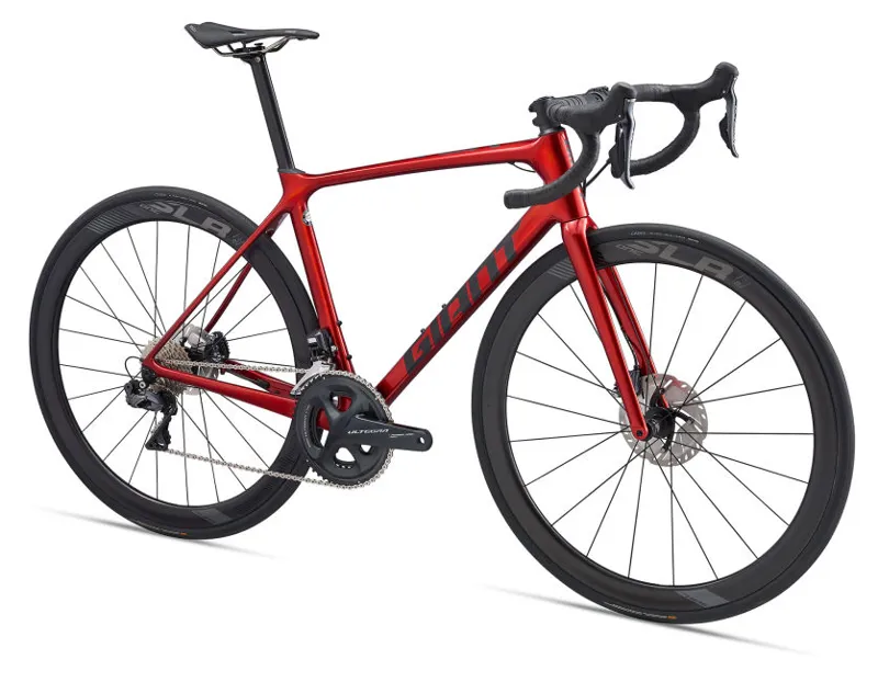 2020 Giant TCR Advanced Pro 1 Disc Carbon Road Bike in Red