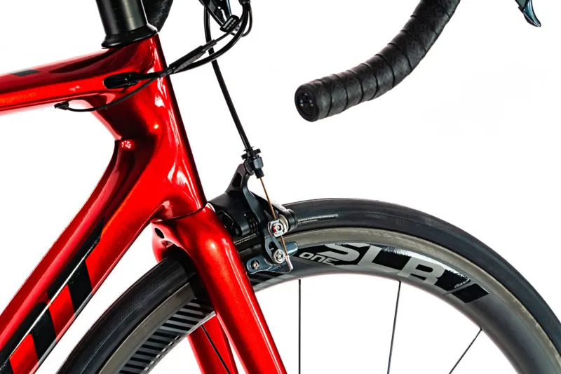 2020 Giant TCR Advanced Pro 0 Carbon Road Bike in Red-3