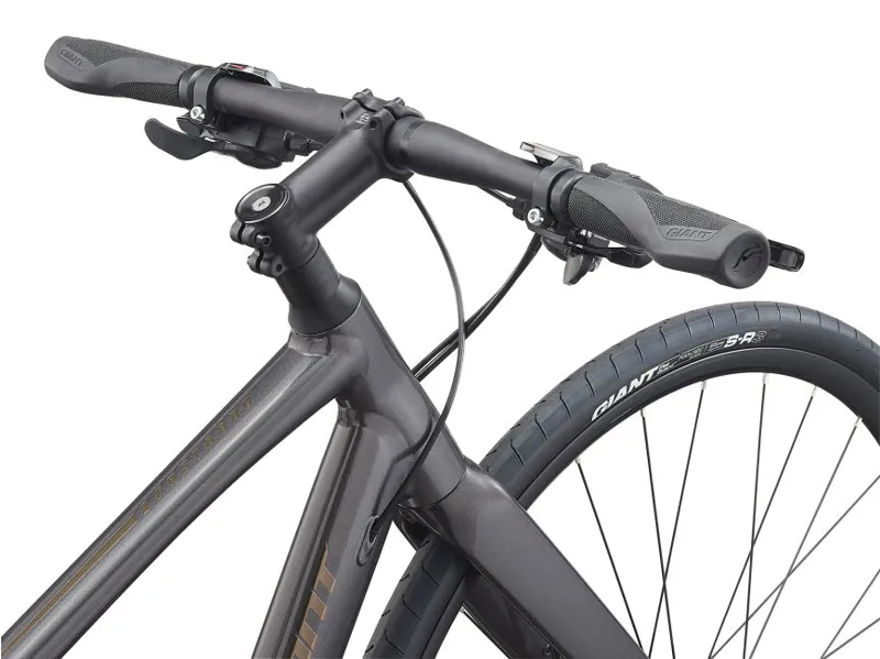 2021 Giant FastRoad SL 3 Disc Flat Bar Road Bike in Black-5