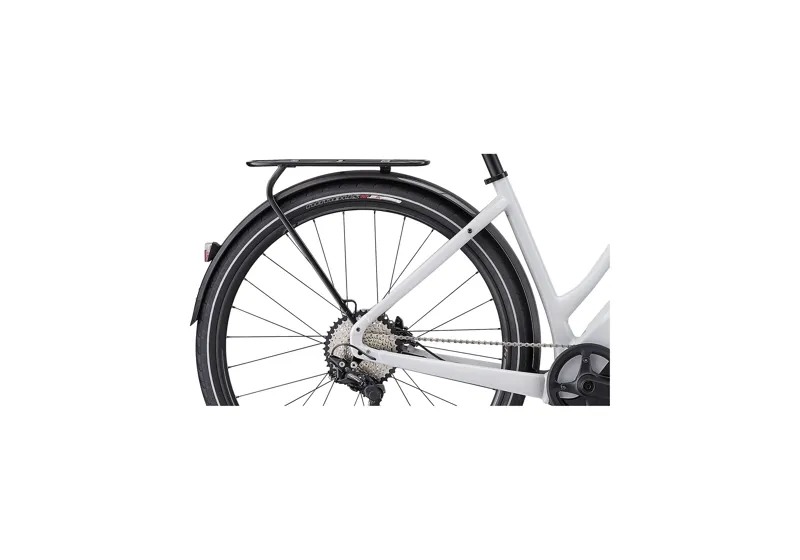 2021 Specialized Turbo Como 4.0 Electric Easy-Entry Hybrid Bike in White-4