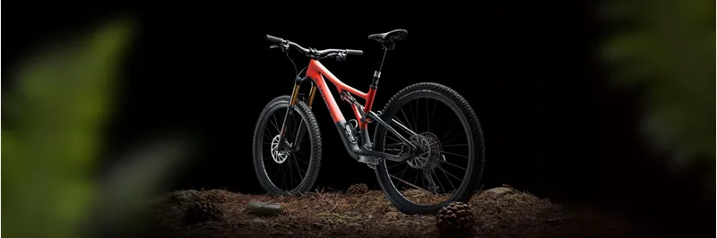2021 Specialized S-Works Stumpjumper Carbon Mountain Bike in Red-8