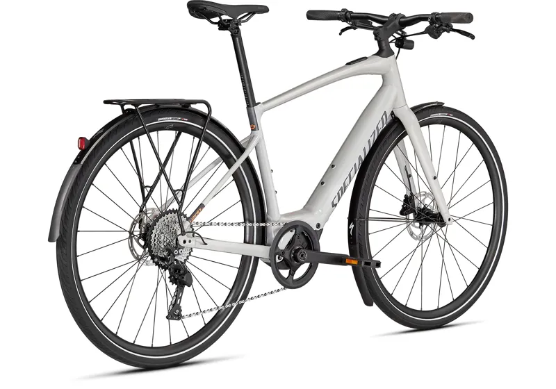 2021 Specialized Turbo Vado SL 4.0 EQ Electric Hybrid Bike in White-7