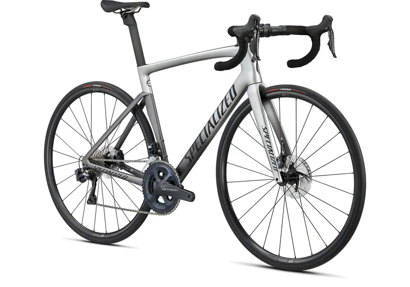 2021 Specialized Tarmac SL7 Expert Ultegra Di2 Carbon Road Bike in Silver-4